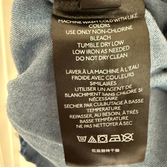 Pilcro denim button down - Picture 6 of 7